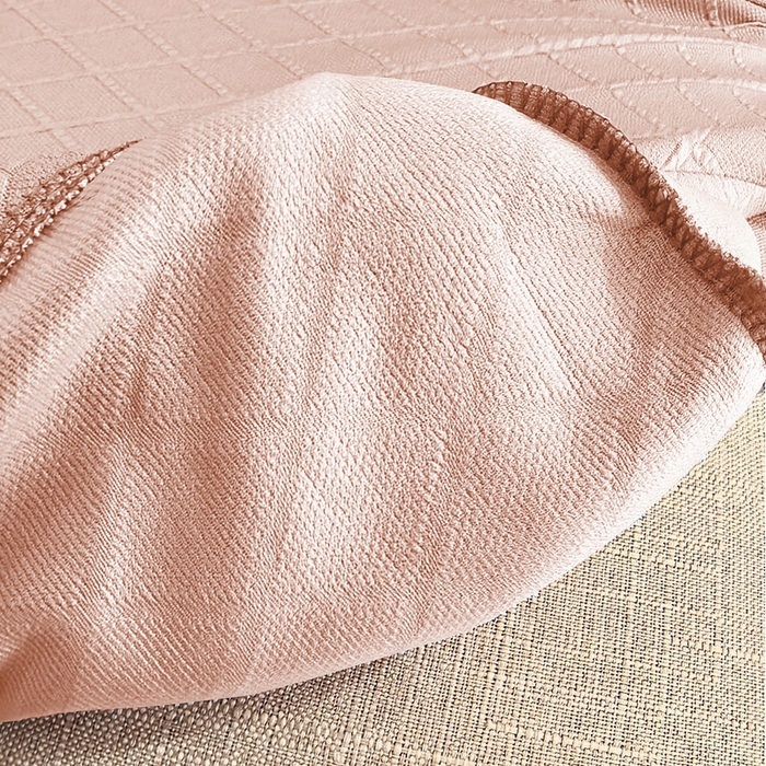 91家纺网 家纺一手货源 找家纺 壹零特色家纺 TPU菱形格提花纯色防水款圆凳套 吧台凳套 驼色 TPU菱形格圆凳套