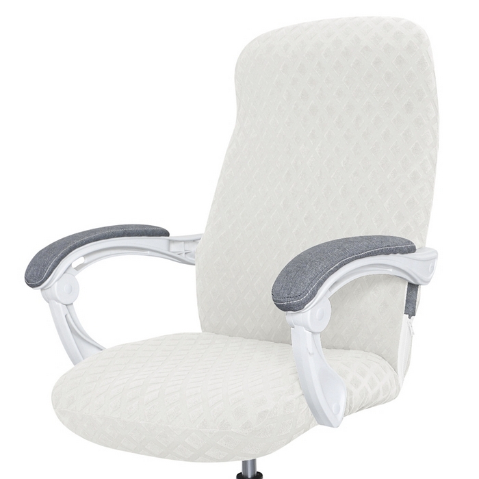 91家纺网 家纺一手货源 找家纺 （总）壹零特色家纺 菠萝格弹力老板椅套 办公室椅子套 带拉链连体椅套 弹性椅套