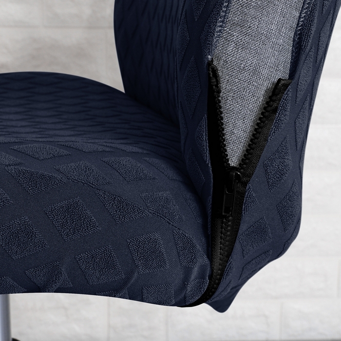 91家纺网 家纺一手货源 找家纺 （总）壹零特色家纺 菠萝格弹力老板椅套 办公室椅子套 带拉链连体椅套 弹性椅套