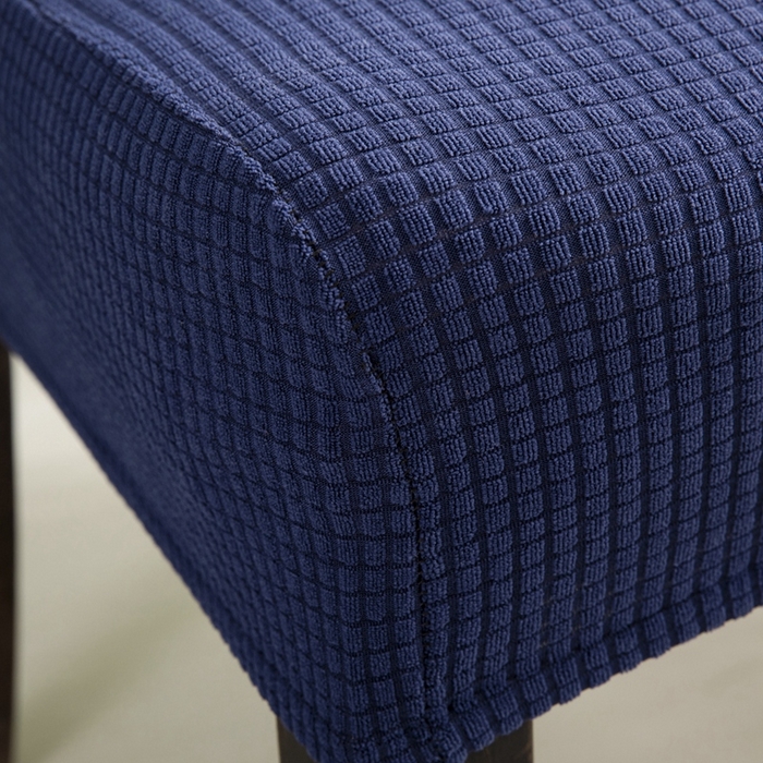 91家纺网 家纺一手货源 找家纺 （总）壹零特色家纺 弹力华夫格半截椅子套 防水单坐垫套 弹性纯色椅面套