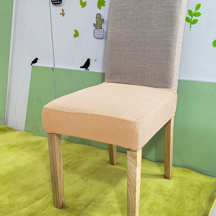 91家纺网 家纺一手货源 找家纺 （总）壹零特色家纺 弹力华夫格半截椅子套 防水单坐垫套 弹性纯色椅面套