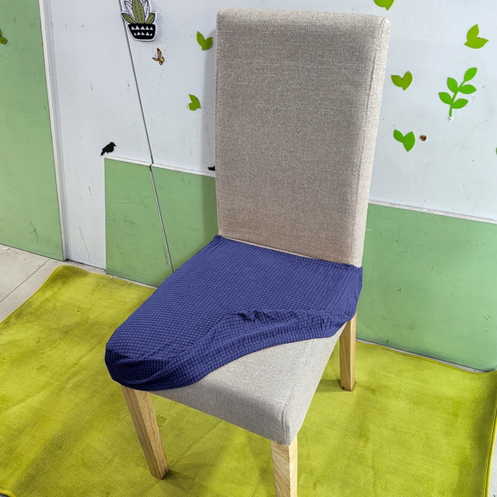 91家纺网 家纺一手货源 找家纺 （总）壹零特色家纺 弹力华夫格半截椅子套 防水单坐垫套 弹性纯色椅面套