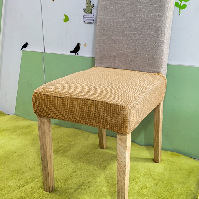 91家纺网 家纺一手货源 找家纺 （总）壹零特色家纺 弹力华夫格半截椅子套 防水单坐垫套 弹性纯色椅面套