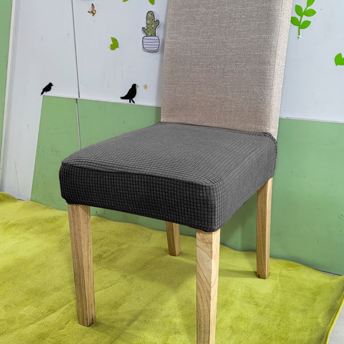 91家纺网 家纺一手货源 找家纺 （总）壹零特色家纺 弹力华夫格半截椅子套 防水单坐垫套 弹性纯色椅面套