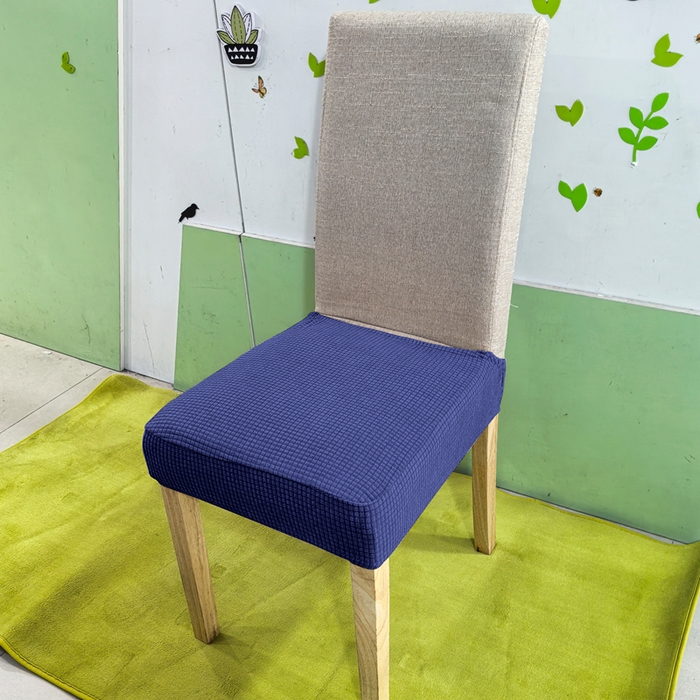 91家纺网 家纺一手货源 找家纺 （总）壹零特色家纺 弹力华夫格半截椅子套 防水单坐垫套 弹性纯色椅面套