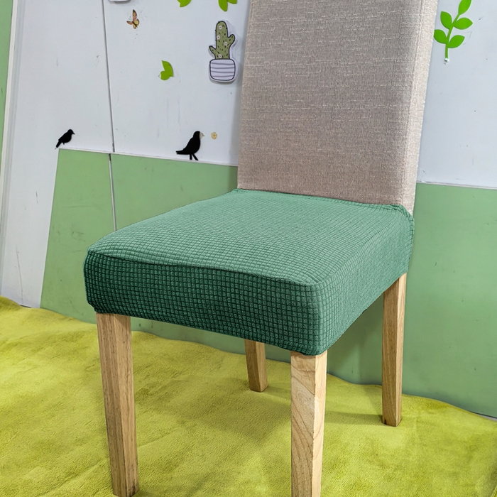 91家纺网 家纺一手货源 找家纺 （总）壹零特色家纺 弹力华夫格半截椅子套 防水单坐垫套 弹性纯色椅面套