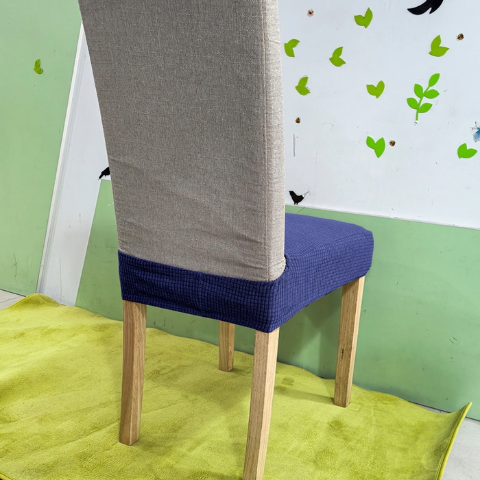 91家纺网 家纺一手货源 找家纺 （总）壹零特色家纺 弹力华夫格半截椅子套 防水单坐垫套 弹性纯色椅面套