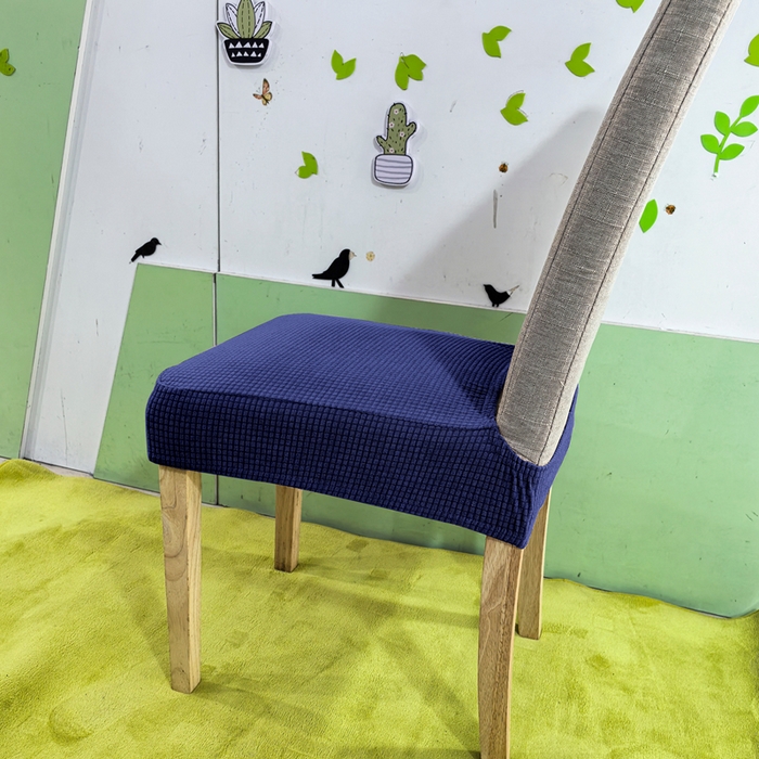 91家纺网 家纺一手货源 找家纺 （总）壹零特色家纺 弹力华夫格半截椅子套 防水单坐垫套 弹性纯色椅面套