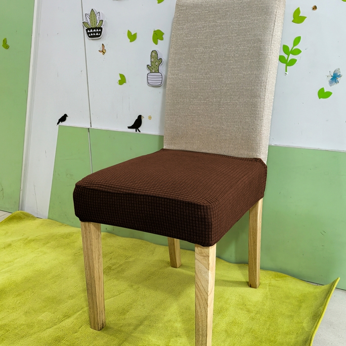 91家纺网 家纺一手货源 找家纺 （总）壹零特色家纺 弹力华夫格半截椅子套 防水单坐垫套 弹性纯色椅面套