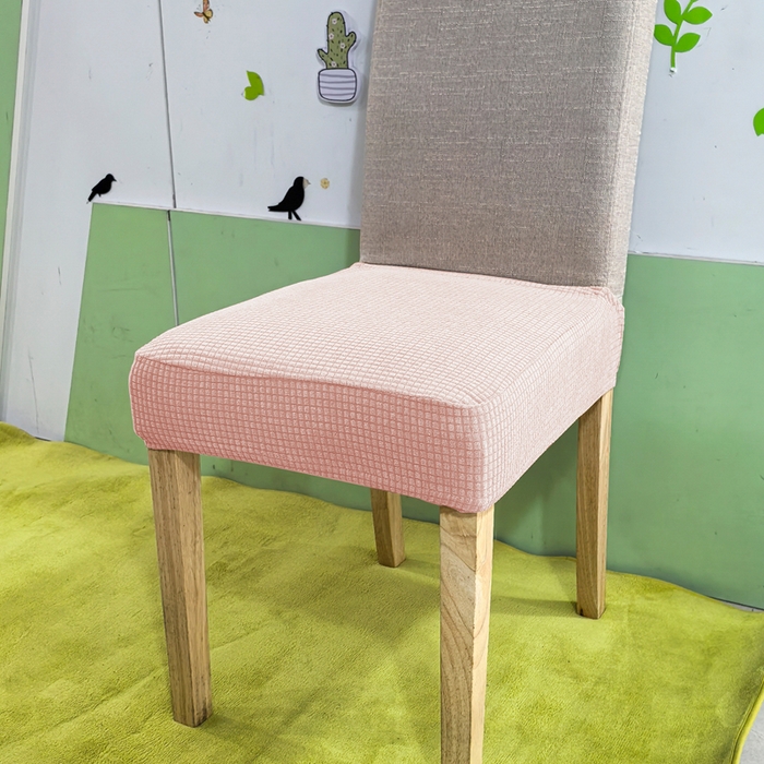 91家纺网 家纺一手货源 找家纺 （总）壹零特色家纺 弹力华夫格半截椅子套 防水单坐垫套 弹性纯色椅面套