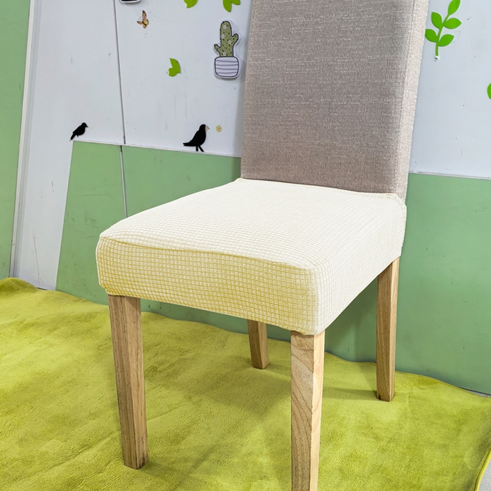 91家纺网 家纺一手货源 找家纺 （总）壹零特色家纺 弹力华夫格半截椅子套 防水单坐垫套 弹性纯色椅面套