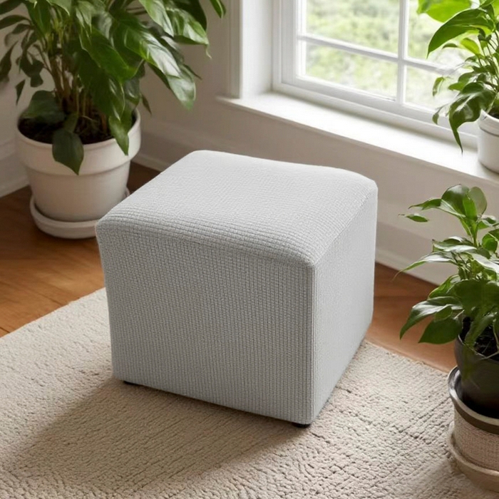 91家纺网 家纺一手货源 找家纺 （总）壹零特色家纺 防泼水弹力40大号华夫格方凳子套 弹性换鞋凳套 大方柱凳子套