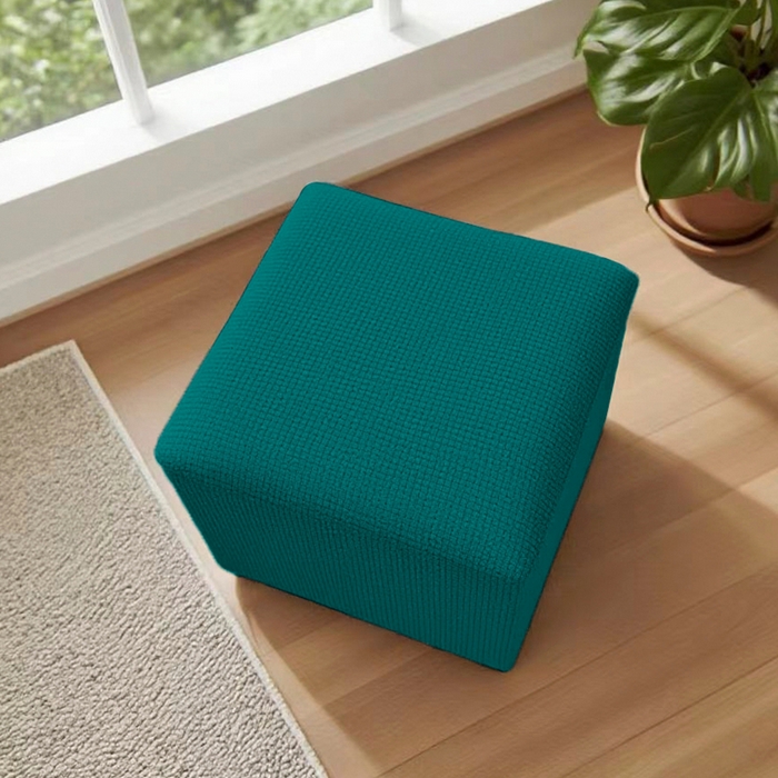 91家纺网 家纺一手货源 找家纺 （总）壹零特色家纺 防泼水弹力40大号华夫格方凳子套 弹性换鞋凳套 大方柱凳子套