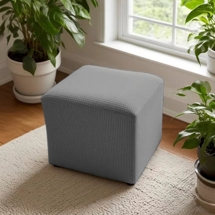 91家纺网 家纺一手货源 找家纺 （总）壹零特色家纺 防泼水弹力40大号华夫格方凳子套 弹性换鞋凳套 大方柱凳子套