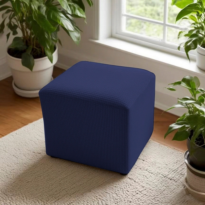 91家纺网 家纺一手货源 找家纺 （总）壹零特色家纺 防泼水弹力40大号华夫格方凳子套 弹性换鞋凳套 大方柱凳子套