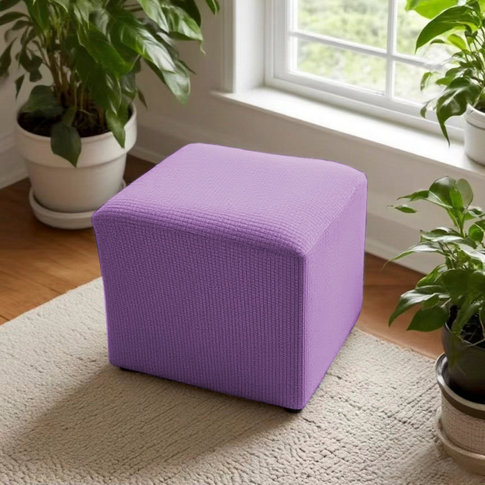 91家纺网 家纺一手货源 找家纺 （总）壹零特色家纺 防泼水弹力40大号华夫格方凳子套 弹性换鞋凳套 大方柱凳子套