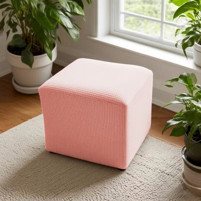 91家纺网 家纺一手货源 找家纺 （总）壹零特色家纺 防泼水弹力40大号华夫格方凳子套 弹性换鞋凳套 大方柱凳子套