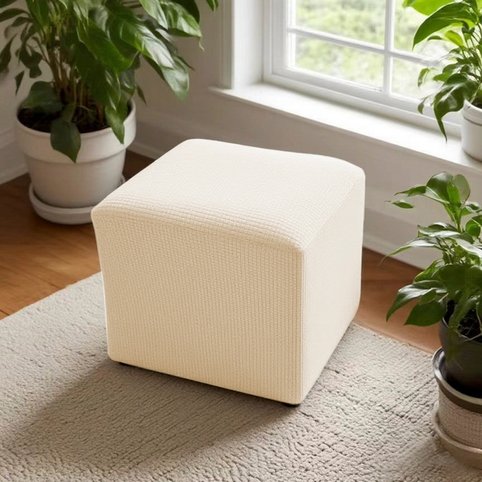 91家纺网 家纺一手货源 找家纺 （总）壹零特色家纺 防泼水弹力40大号华夫格方凳子套 弹性换鞋凳套 大方柱凳子套