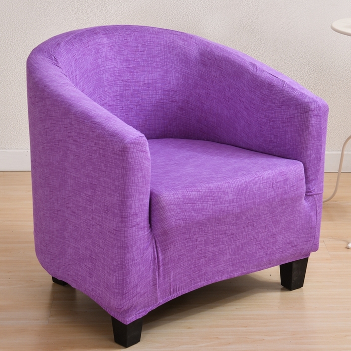 91家纺网 家纺一手货源 找家纺 （总）壹零特色家纺 弹力单人印花卡座沙发套 咖啡厅全包沙发罩 防尘半圆圈椅套