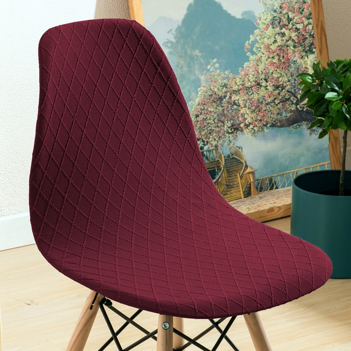 91家纺网 家纺一手货源 找家纺 （总）壹零特色家纺 加厚菱形格伊姆斯椅套 提花弹力贝壳椅子套凳子套餐桌椅子套