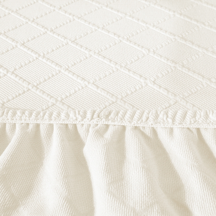 91家纺网 家纺一手货源 找家纺 （总）壹零特色家纺 加厚菱形格伊姆斯椅套 提花弹力贝壳椅子套凳子套餐桌椅子套