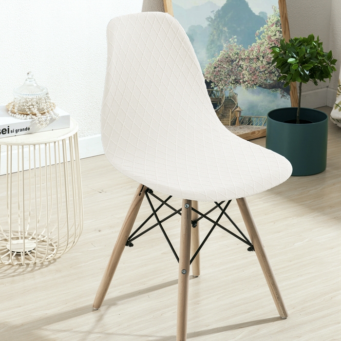 91家纺网 家纺一手货源 找家纺 （总）壹零特色家纺 加厚菱形格伊姆斯椅套 提花弹力贝壳椅子套凳子套餐桌椅子套