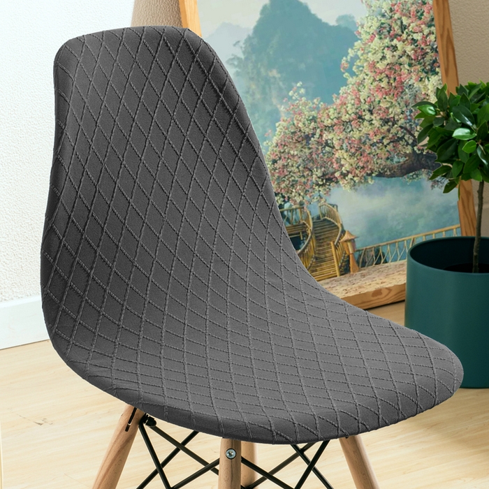 91家纺网 家纺一手货源 找家纺 （总）壹零特色家纺 加厚菱形格伊姆斯椅套 提花弹力贝壳椅子套凳子套餐桌椅子套