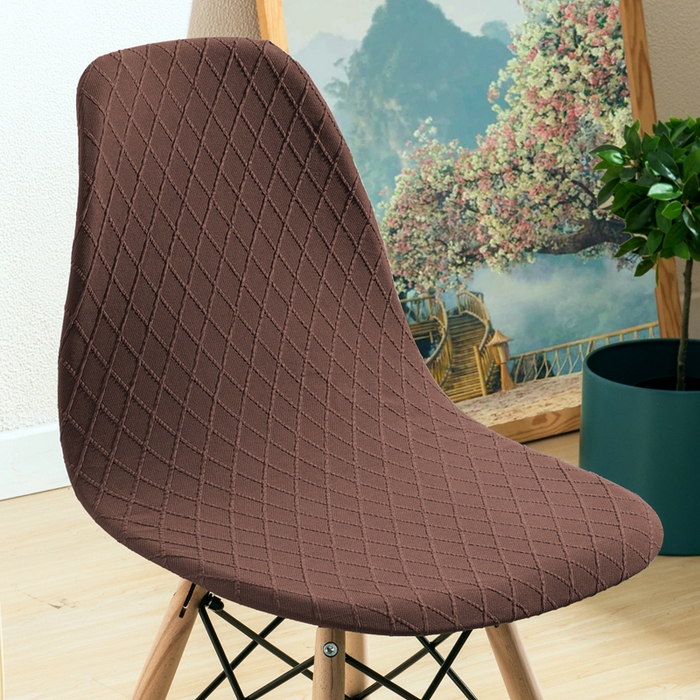 91家纺网 家纺一手货源 找家纺 （总）壹零特色家纺 加厚菱形格伊姆斯椅套 提花弹力贝壳椅子套凳子套餐桌椅子套