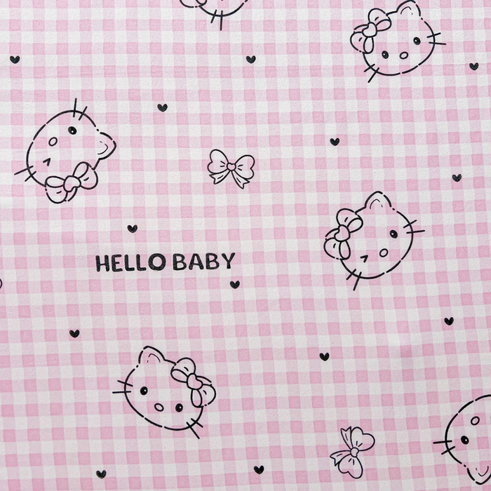 91家纺网 家纺一手货源 找家纺 极梦家纺（支持定制） 2025新款印花磨毛单床裙三件套（总链接一）线条kt猫粉