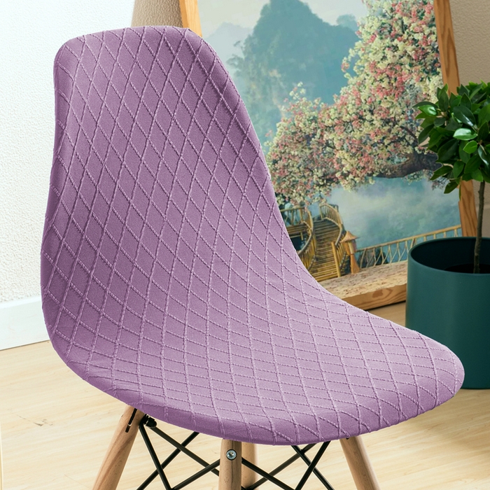 91家纺网 家纺一手货源 找家纺 （总）壹零特色家纺 加厚菱形格伊姆斯椅套 提花弹力贝壳椅子套凳子套餐桌椅子套