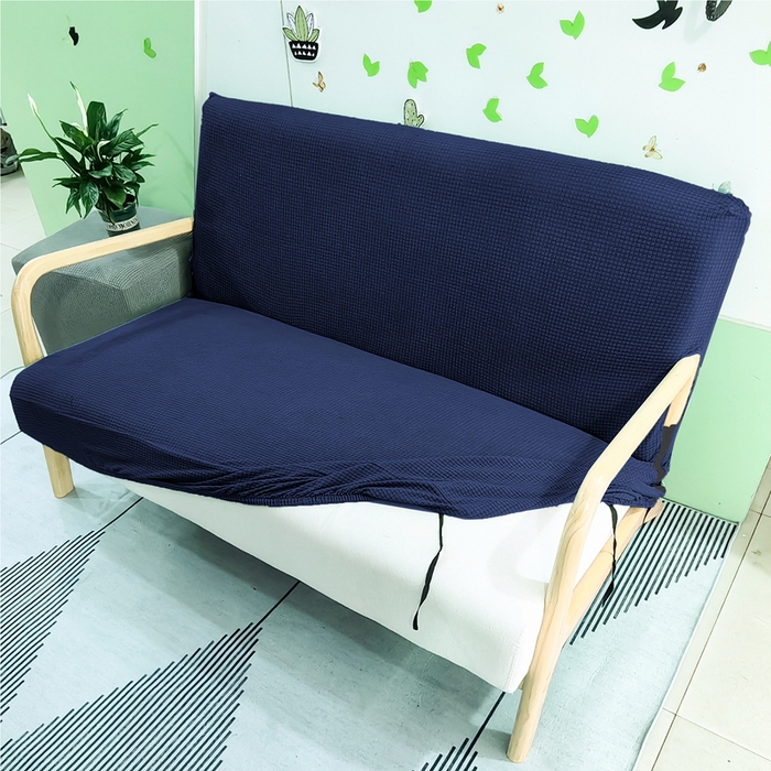 91家纺网 家纺一手货源 找家纺 （总）壹零特色家纺 防水华夫格实木沙发套 双人三人木质椅套