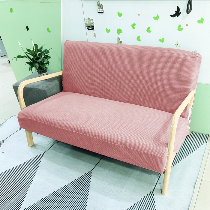 91家纺网 家纺一手货源 找家纺 （总）壹零特色家纺 防水华夫格实木沙发套 双人三人木质椅套