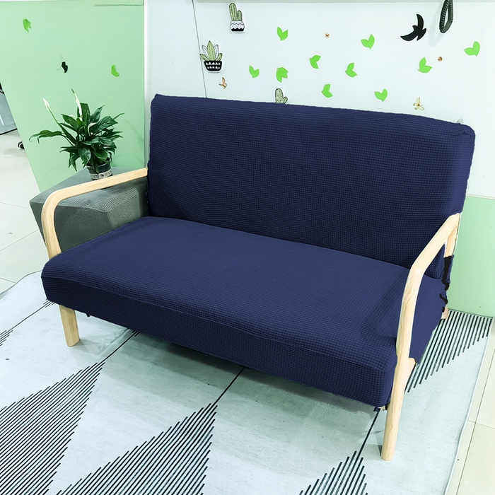 91家纺网 家纺一手货源 找家纺 （总）壹零特色家纺 防水华夫格实木沙发套 双人三人木质椅套