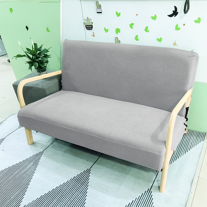 91家纺网 家纺一手货源 找家纺 （总）壹零特色家纺 防水华夫格实木沙发套 双人三人木质椅套