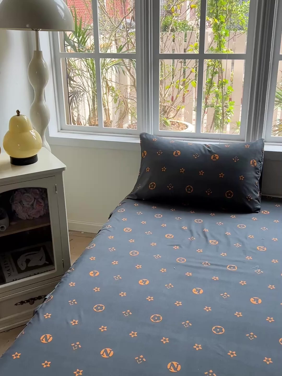 91家纺网 家纺一手货源 找家纺 极梦家纺（支持定制） 2025新款印花磨毛单床裙三件套（总链接一）小资生活