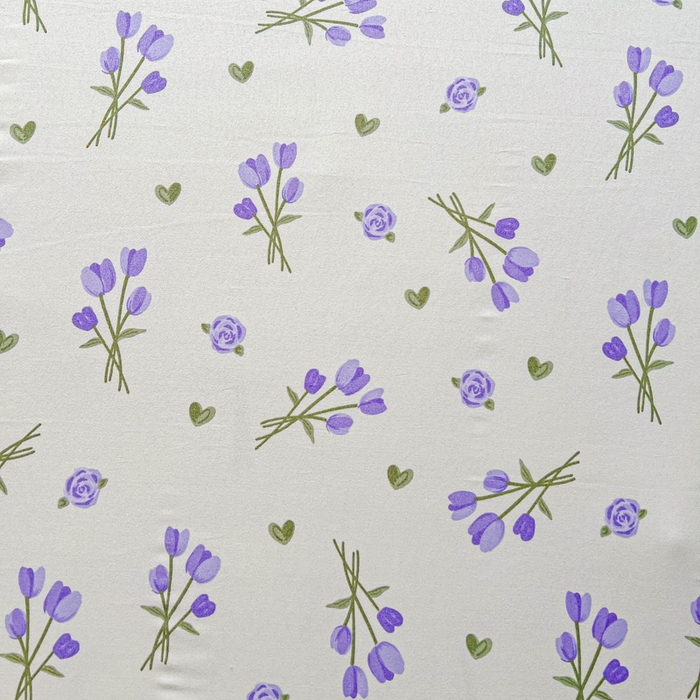 91家纺网 家纺一手货源 找家纺 极梦家纺（支持定制） 2025新款印花磨毛单床裙三件套（总链接一）紫郁香