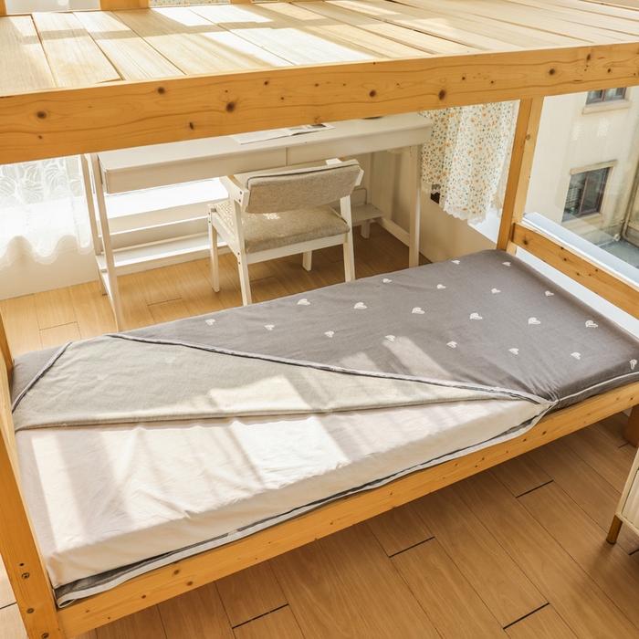 91家纺网 家纺一手货源 找家纺 （总）宅部落 2025新款全棉三件套纯棉学生宿舍上下铺六件套