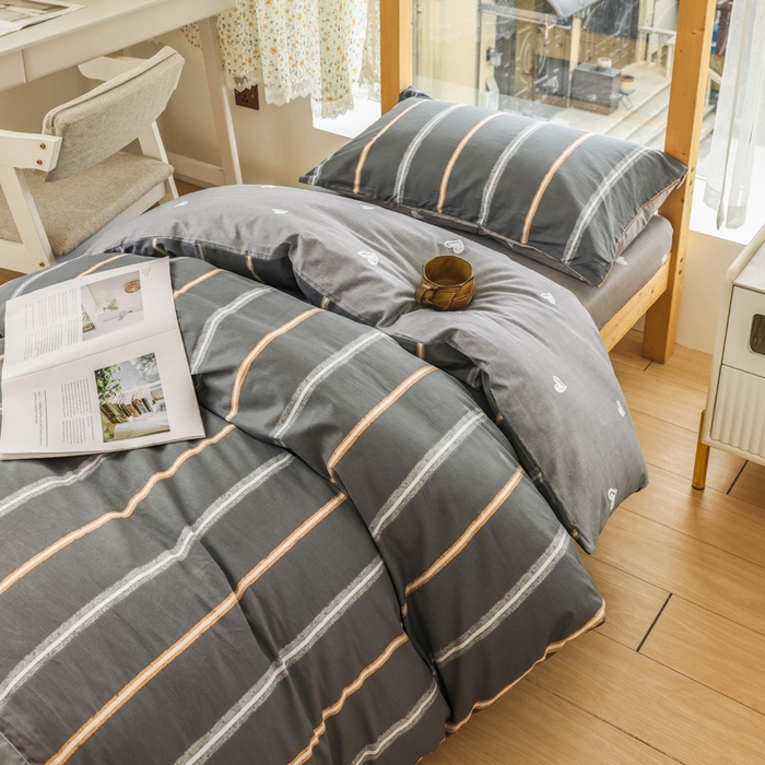 91家纺网 家纺一手货源 找家纺 （总）宅部落 2025新款全棉三件套纯棉学生宿舍上下铺六件套