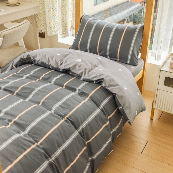 91家纺网 家纺一手货源 找家纺 （总）宅部落 2025新款全棉三件套纯棉学生宿舍上下铺六件套