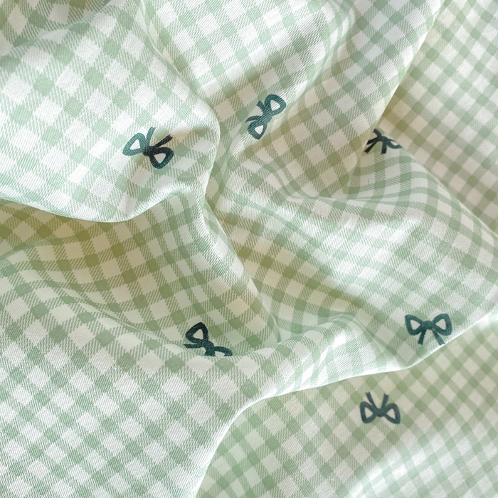 91家纺网 家纺一手货源 找家纺 宅部落 2025新款全棉三件套纯棉学生宿舍上下铺六件套 蝶语-绿