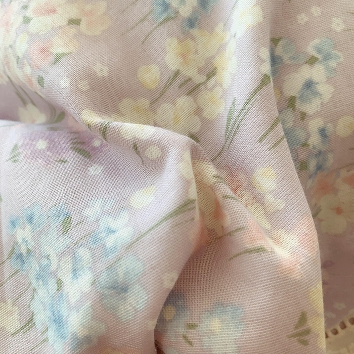 91家纺网 家纺一手货源 找家纺 （总） 奈萝家纺  2025新款全棉双层纱花边款四件套