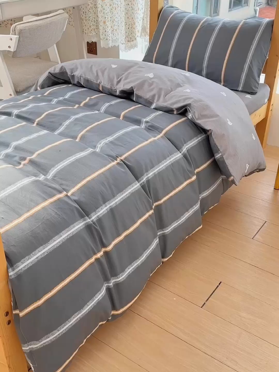 91家纺网 家纺一手货源 找家纺 （总）宅部落 2025新款全棉三件套纯棉学生宿舍上下铺六件套