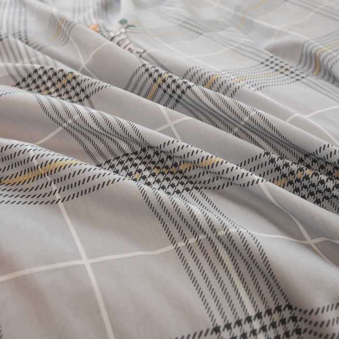 91家纺网 家纺一手货源 找家纺 宅部落 2025新款全棉三件套纯棉学生宿舍上下铺六件套 卡宾熊