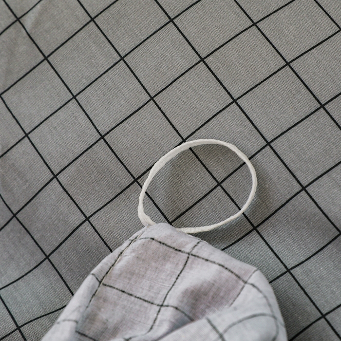 91家纺网 家纺一手货源 找家纺 宅部落 2025新款全棉三件套纯棉学生宿舍上下铺六件套 蓝小格