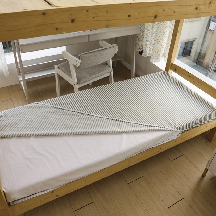 91家纺网 家纺一手货源 找家纺 宅部落 2025新款全棉三件套纯棉学生宿舍上下铺六件套 温情北欧