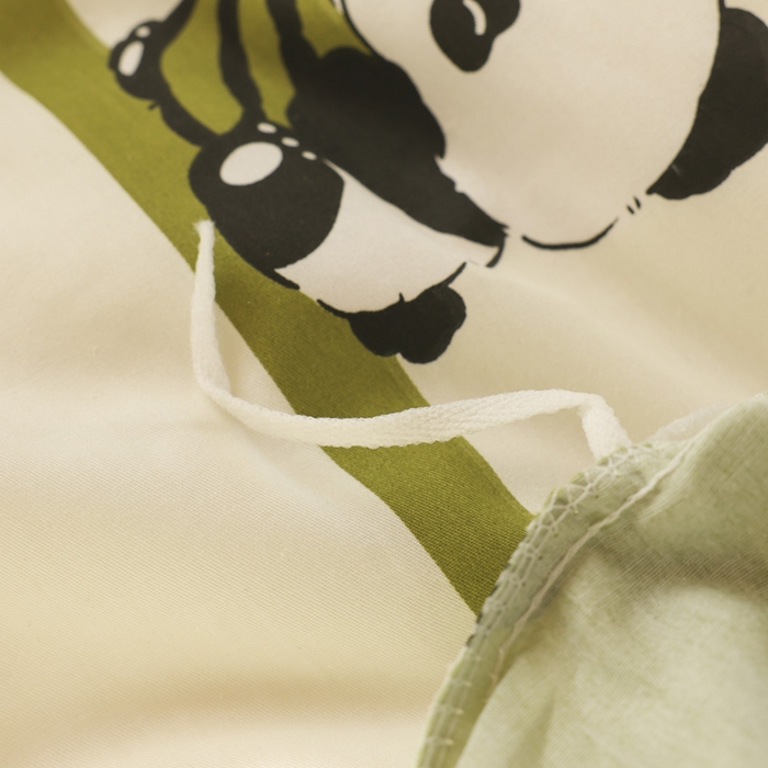 91家纺网 家纺一手货源 找家纺 宅部落 2025新款全棉三件套纯棉学生宿舍上下铺六件套 熊猫派对