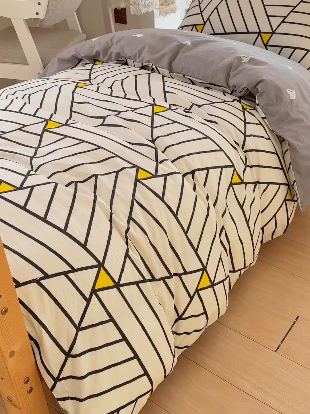 91家纺网 家纺一手货源 找家纺 宅部落 2025新款全棉三件套纯棉学生宿舍上下铺六件套 简居