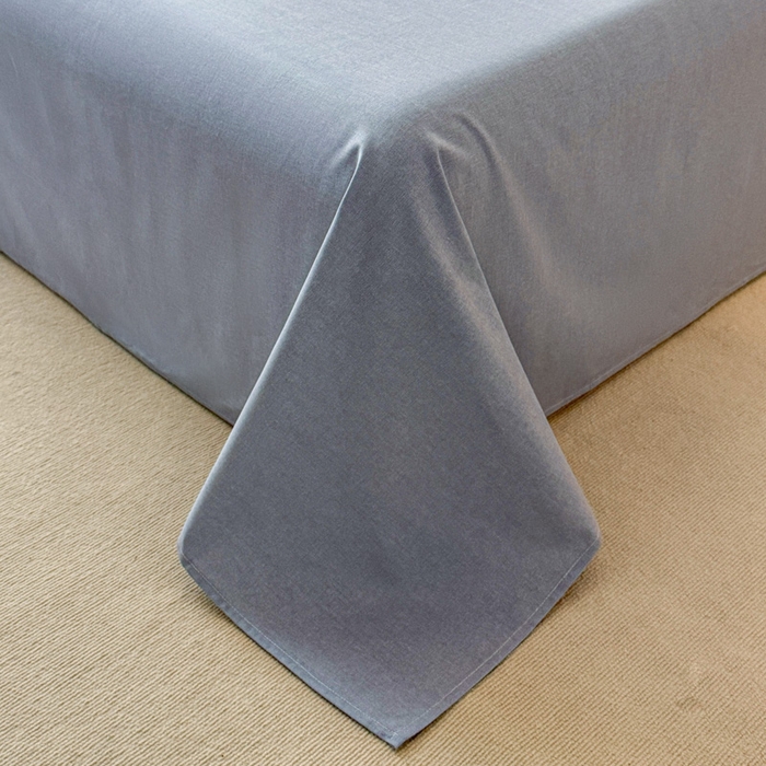 91家纺网 家纺一手货源 找家纺 小叮当家纺仓储工厂店 （提供买家秀 爆款花型 不断货）2025新款全棉纯色老粗布单枕套 月白兰