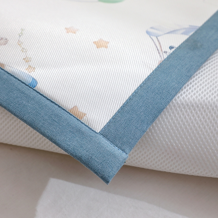 91家纺网 家纺一手货源 找家纺 小叮当家纺仓储工厂店 （提供买家秀 爆款花型 不断货）2025新款800D柔冰丝印花童席凉席 梦想家