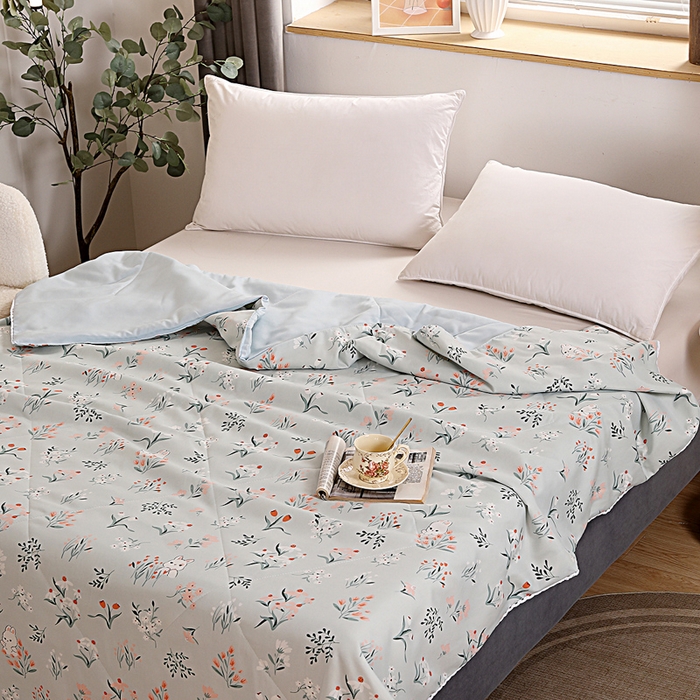 91家纺网 家纺一手货源 找家纺 （总）小叮当家纺仓储工厂店 （提供买家秀 爆款花型 不断货）2025新款水洗棉花边夏凉被被子被芯